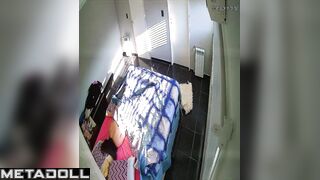 Innocent brunette MILF has strong orgasms live