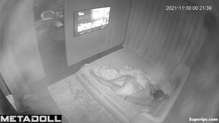 Skinny Ukrainian girl rides her boyfriend