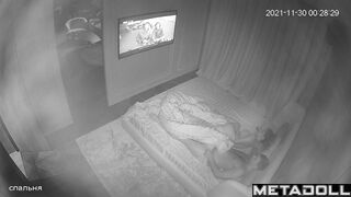Skinny Ukrainian girl rides her boyfriend