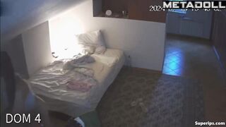 French Milf masturbates on her bed