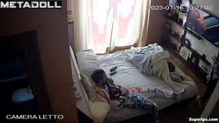 Italian blonde woman fucks her husband