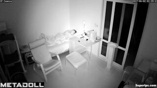 Korean single woman masturbates in her bed