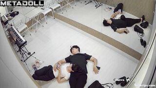 Korean naughty couple in the music room