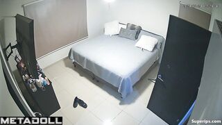 Naked mature woman watching porn