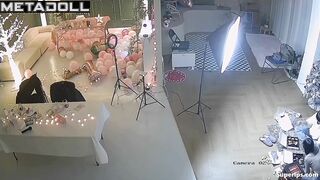 Korean teenage couple masturbating