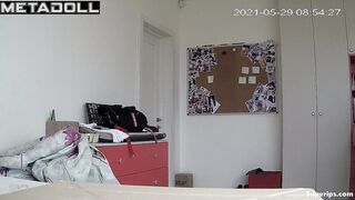 German nerdy girl in panties