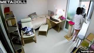 Korean woman masturbation routine