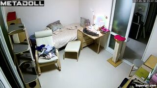 Korean woman masturbation routine