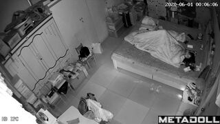 Gorgeous Korean girl masturbates in her pajamas