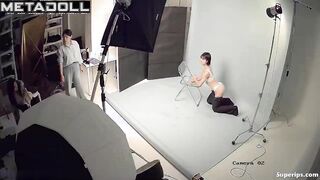 Famous young Korean model in underwear