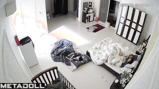 Cheating Finnish brunette mother sucks old cock and got cum real spy cam