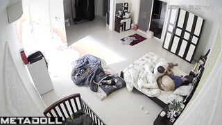 Cheating Finnish brunette mother sucks old cock and got cum real spy cam