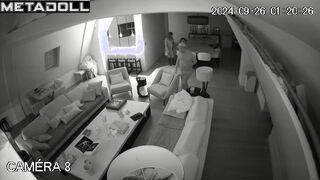 Skinny Canadian brunette student girl gets fucked while watching porn real spy cam