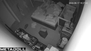 My parents fuck on the couch voyeur cam