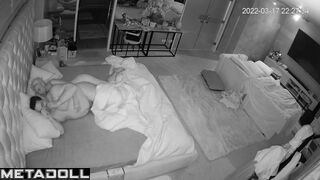 Cheating Ukrainian blonde student girl gets fucked on the couch recording