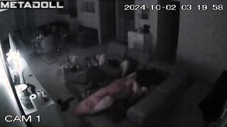 Turkish couple having sex brutally in their bed voyeur cam