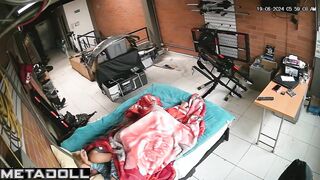 Amateur Swedish couple having sex until they fall asleep hidden cam