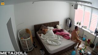 Skinny New Zealander brunette mature wife gets fucked in her daughter’s room voyeur cam