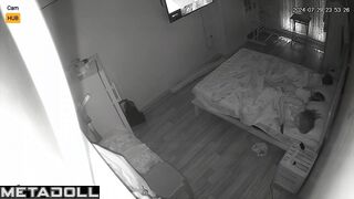 Perverse blonde teacher is masturbating in her sleep leaked video