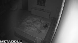 My friend's parents having sex on their bed hard spy cam record
