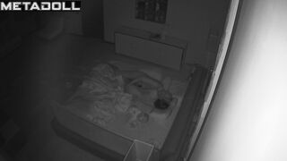 My friend's parents having sex on their bed hard spy cam record