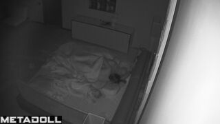 My friend's parents having sex on their bed hard spy cam record