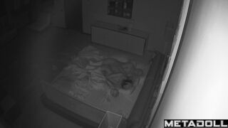 My friend's parents having sex on their bed hard spy cam record