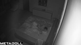 My friend's parents having sex on their bed hard spy cam record