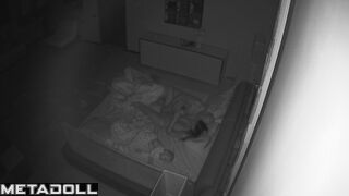Sweet Swedish brunette MILF wets the bed while fucking recording