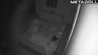 Sweet Swedish brunette MILF wets the bed while fucking recording