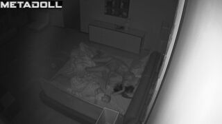 Sweet Swedish brunette MILF wets the bed while fucking recording