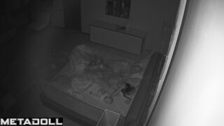 Sweet Swedish brunette MILF wets the bed while fucking recording
