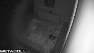 Sweet Swedish brunette MILF wets the bed while fucking recording