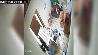 Naughty Australian brunette mature wife sex in the living room spy cam record