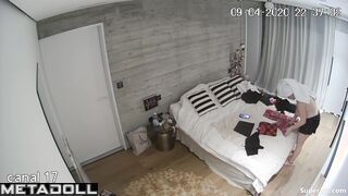 British chubby girl naked in her room
