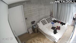 British chubby girl naked in her room