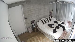 British chubby girl naked in her room