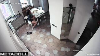 Ukrainian girl gets fucked in the kitchen
