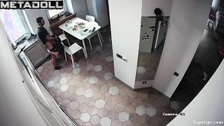 Ukrainian girl gets fucked in the kitchen