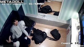 Korean skinny girl gets groped