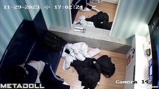 Korean skinny girl gets groped