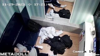 Korean skinny girl gets groped