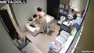 Cute Korean girls changing clothes