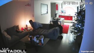 American blonde girl rides her boyfriend