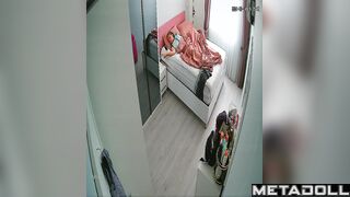 Georgeouse blonde wife rubs her clitoris leaked video