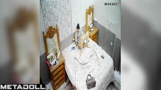Chunky Russian brunette woman gets fucked in her sleep voyeur cam