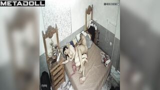 Amazing Israeli newly married couple having sex in their messy room hidden IP camera