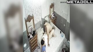 Chubby busty Norwegian brunette wife forces her husband to cum live HD