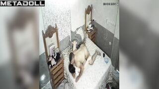 Chubby busty Norwegian brunette wife forces her husband to cum live HD