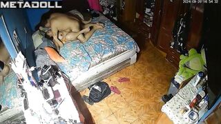 Young lovers having sex